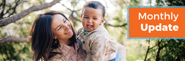 eNews mom holding smiling boy